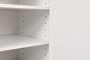 Hanah Home Zapatero Blanco con Dos Cajones